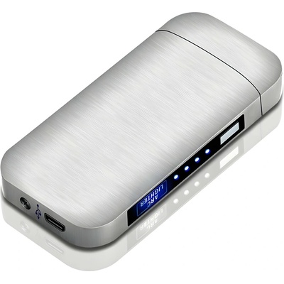 HARAHU Elektrický s USB nabíjaním TO-25708 Strieborná