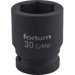 Fortum машинна (ударна) муфа 3/4", 30 mm, L 54 mm, почернена, FORTUM
