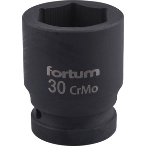 Fortum машинна (ударна) муфа 3/4", 30 mm, L 54 mm, почернена, FORTUM