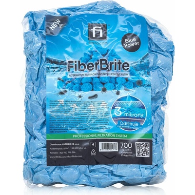 Filtrilo Filtrační kuličky FiberBrite Blue Power pes 50mm, 700g