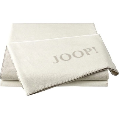 Biederlack JOOP! Uni Doubleface Ecru-Feder pléd 150x200
