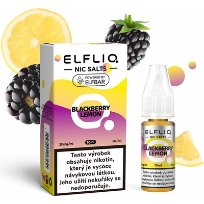 Elf Bar Elfliq Salt Blackberry Lemon 10 ml 20 mg