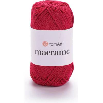 Yarn Art příze Macrame_M143 matná červená