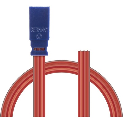 BLUE LINE SILIKON Servokabel protikus JR 0,25qmm plochý silikonkabel 1 ks 30 cm