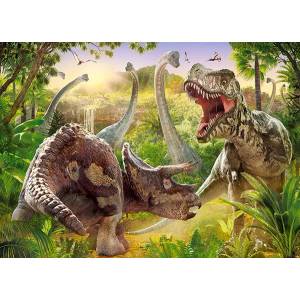 Castorland - Puzzle Dinosaur battle - 180 piese