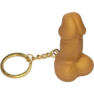  Ключодържател пенис с игрив дизайн - Penis Shaped Keychain Gold (D-242403)