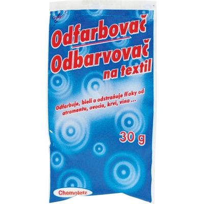 Chemoletz odfarbovač na textil 30 g