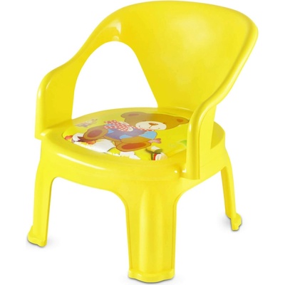 Jenifer Child-909321 s pískající podsedákem, plastová 38x18,4x29,4 cm žltá