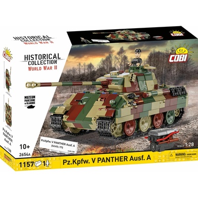COBI 2654 World War II Nemecký stredný tank Pz.Kpfw. V Panther Ausf. A 1:28