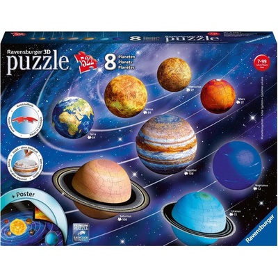 Ravensburger Ravensburger 3D-пъзел Планетарна система (116683)
