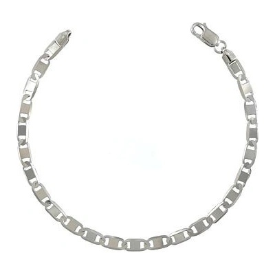 INFINITYSILVER Strieborný pánsky náramok žiletka so vzorom 20201003021