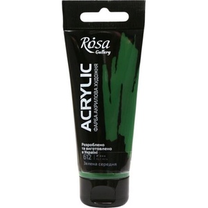 Rosa Gallery АКРИЛНА боя Green Medium (612) 60 ml 1 бр (3241612)