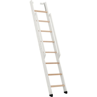 Minka STAIRS Přímé žebříkové schodiště Strong buk/bílá, 8 schodů, 199 cm