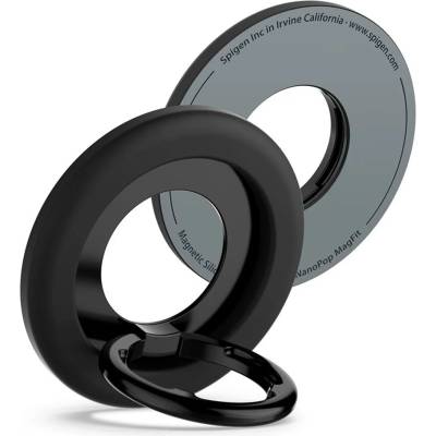 Spigen Nano Pop MagSafe държач за пръст, черен сусам (AMP09029)