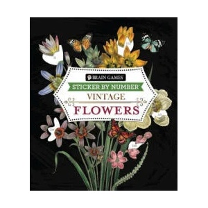 Brain Games - Sticker by Number - Vintage: Flowers (ISBN: 9781639382309)