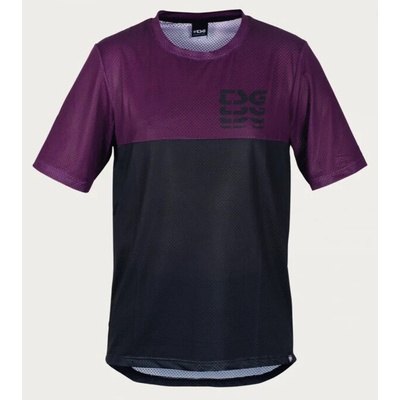 TSG Dres Grip Jersey krátky rukáv Black grape