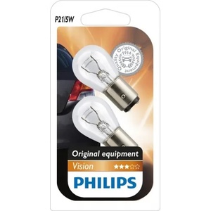 Philips Комплект 2 халогенни крушки за кола Philips P21/5W, 12V, 5W