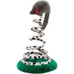 Ferplast Cat Toy - Забавна котешка играчка - плюшена мишка на пружина, 14 / 14 / 24, 5 см