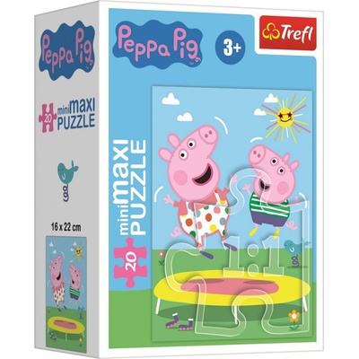 TREFL Prasátko Peppa: Na trampolíně 20 dílků