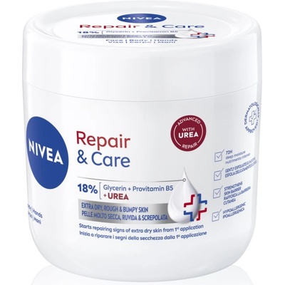 Nivea Repair & Care Urea регенериращ крем за тяло за суха или много суха кожа 400ml