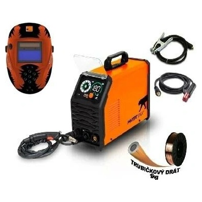Pantermax MIG 210 Falco 3 LCD Varianta: SET 1: svářečka s výbavou v popisu stroje + kukla eco PMMIG210-3-LCD