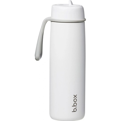 B.Box Nerezová termolahev s brčkem 690 ml white out – Zboží Dáma