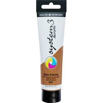 Daler-Rowney System3 АКРИЛНА боя Raw Sienna 150 ml 1 бр (129150667)