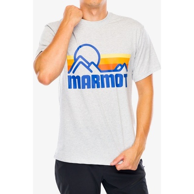 Marmot Coastal Tee SS light grey heather