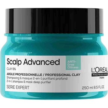 L'Oréal L'Oréal Professionnel Serie Expert Scalp Advanced Anti-Oiliness 2-in-1 Deep Purifier Clay 250 ml