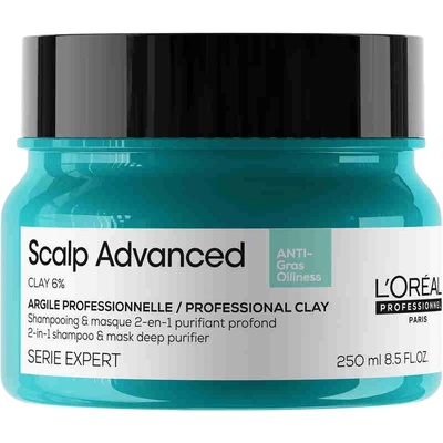 L'Oréal L'Oréal Professionnel Serie Expert Scalp Advanced Anti-Oiliness 2-in-1 Deep Purifier Clay 250 ml
