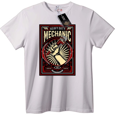 NOONEBRAND Тениска Издръжлив механик - M, White