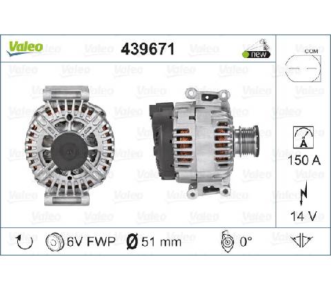 generátor VALEO 439671