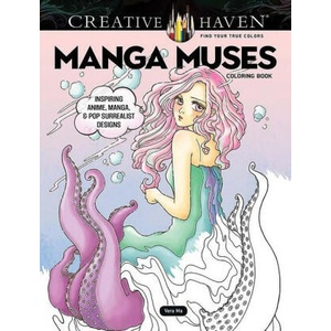 Creative Haven Manga Muses Coloring Book | Vera Ma (2023)