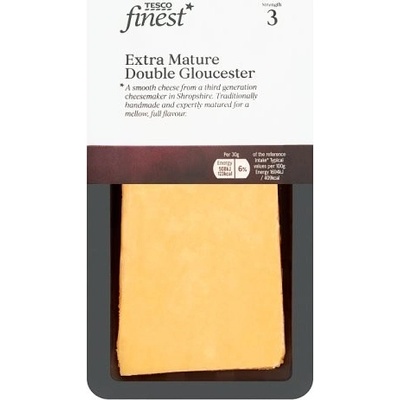 Tesco Finest Double Gloucester tvrdý plnotučný zrejúci syr 200 g