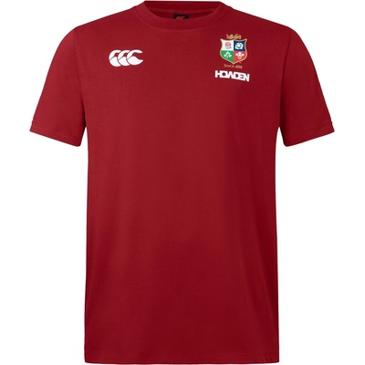 Canterbury Тениска Canterbury British and Irish Lions T-Shirt 2025 Adults - Red Dahlia