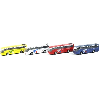 Alltoys Hračky Moderní autobus natahovací se světelným a zvukovým efektem / XL80136-12L 1:70
