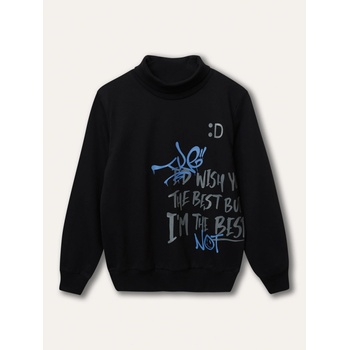 Winkiki Chlapčenská mikina WJB 22109 čierna