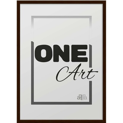 Rámeček na fotografie B1 Hekla 70x100 MDF plakát hnědý