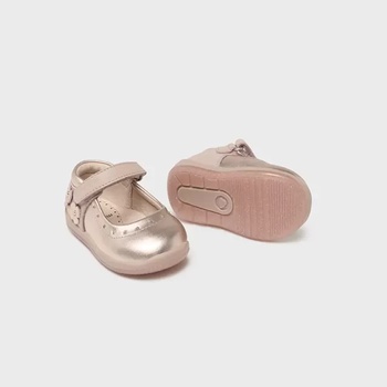 Image 1 of Mayoral Балерини розово злато за бебе момиче с цветя Mayoral