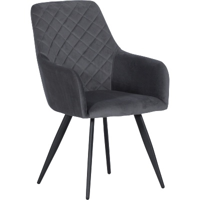 Carmen Трапезен стол eton p - тъмносив hlr