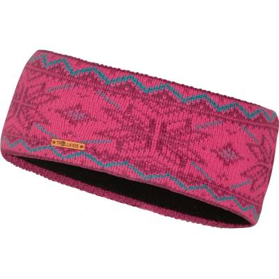 Trollkids Детска лента за глава Trollkids Girl's Rauland Headband - Deep Red / Deep Violet / Dark Pink - размер 48-52 cm (904-4568-0211)