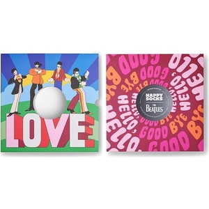 Happy Socks чорапи с памук x BEATLES 6 броя (P006630)