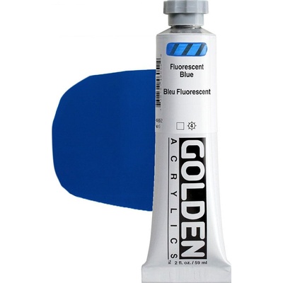 Golden Artist Colors Heavy Body АКРИЛНА боя Fluorescent Blue 59 ml 1 бр (0004605-2)