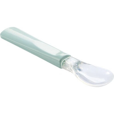 THERMOBABY Dvě silikonové lžičky Green Celadon