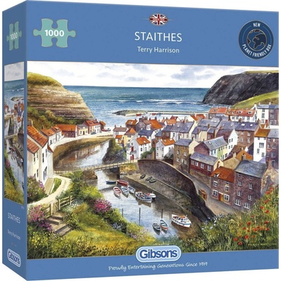 GIBSONS Staithes Velká Británie 1000 dielov
