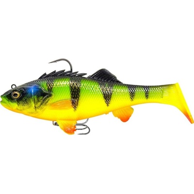 Savage Gear Gumová nástraha 3D Perch RTF Fire Perch - 12,5cm 37g