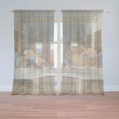 Sablio Záclony Posledná večera - Leonardo da Vinci: 2ks 150x250cm