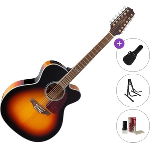 Takamine GJ72CE-12 Standard SET Brown Sunburst 12-струнна електро-акустична китара