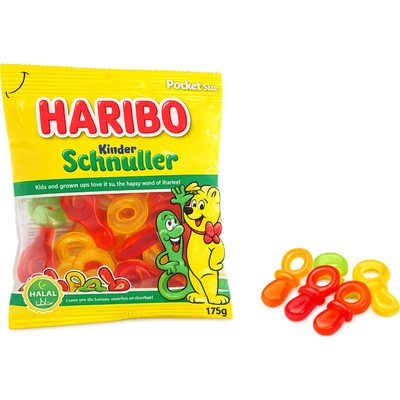 Haribo Ovocné želé bonbony ve tvaru dudlíku 100 g