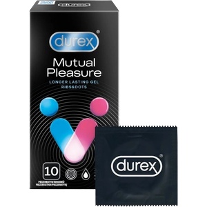 Durex Mutual Pleasure - презервативи с мидички (10 бр. )